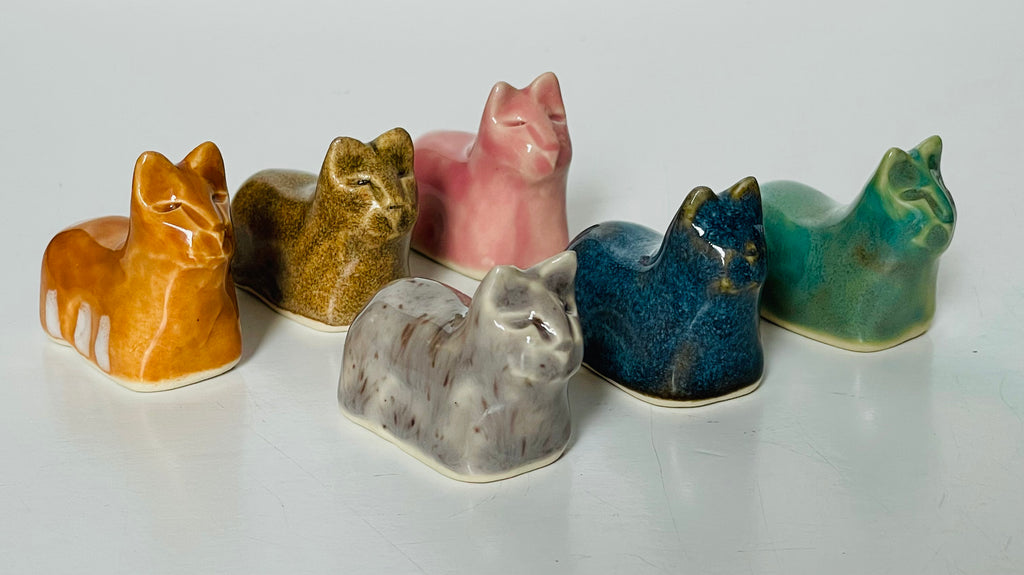 K Dub Art- Ceramic Cats