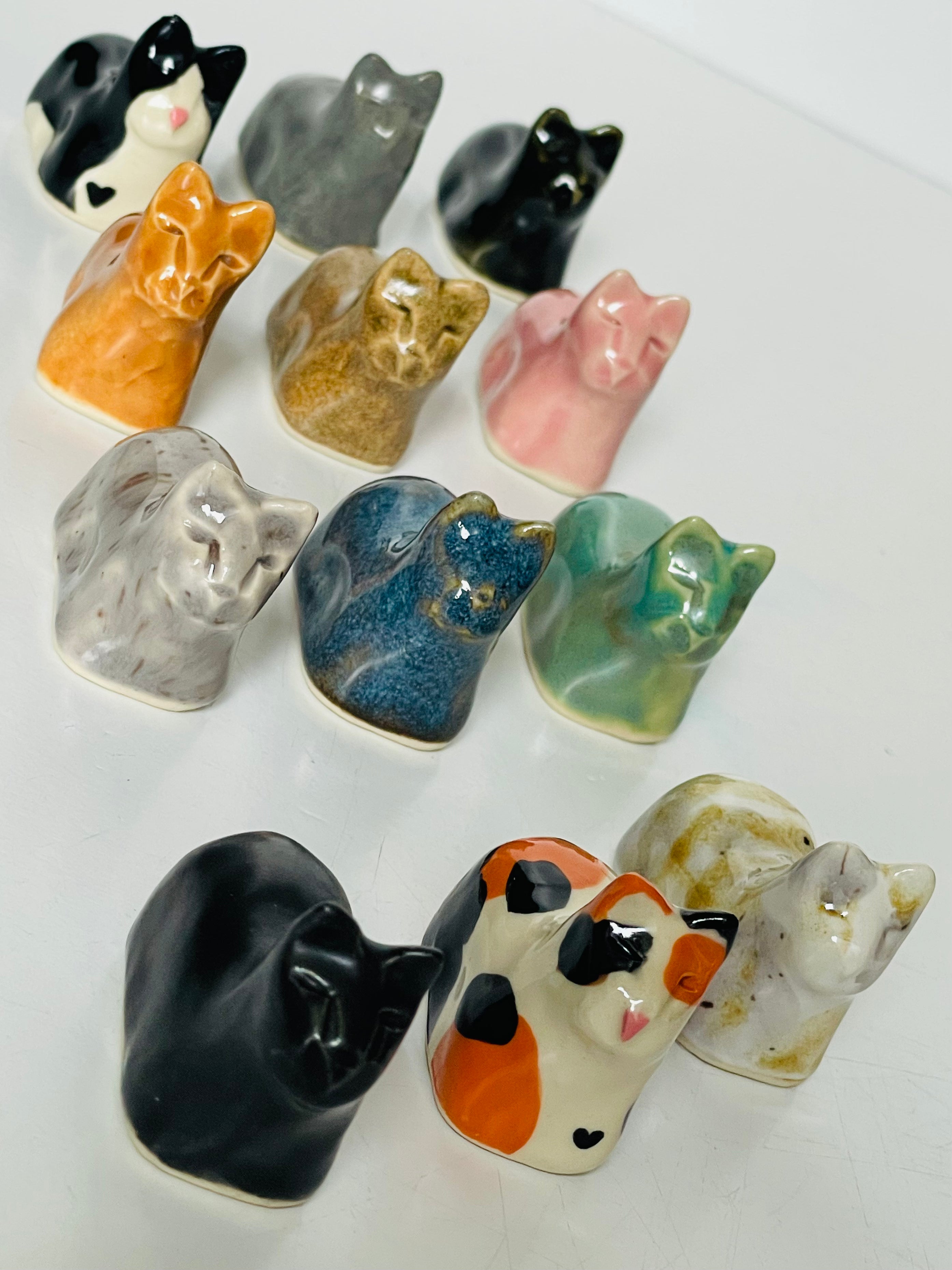 K Dub Art- Ceramic Cats