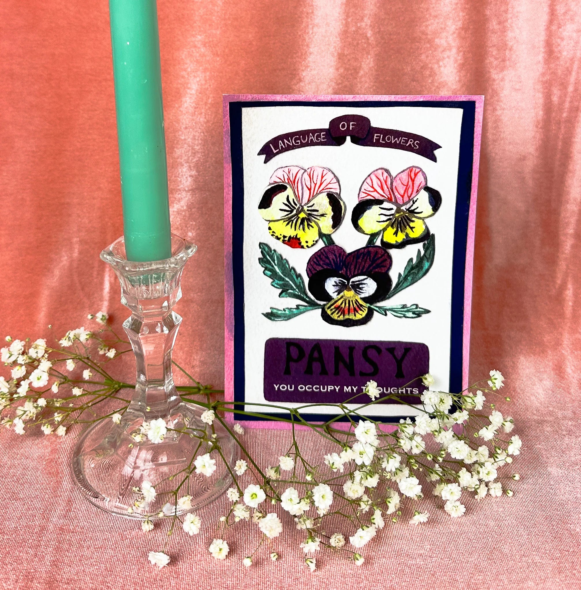 Guided Hand Studio - Victorian Flower Valentine Mini Prints (5x7)