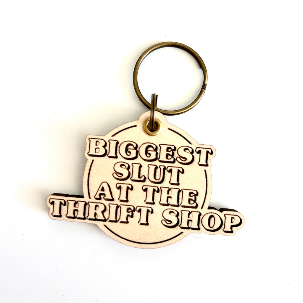 Slate & Stone Co. - Thrift Shop Slut Keychain