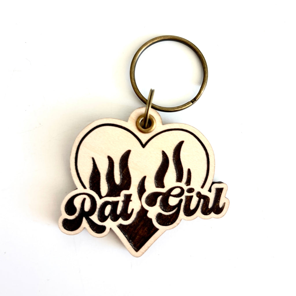 Slate & Stone Co. - Rat Girl Keychain