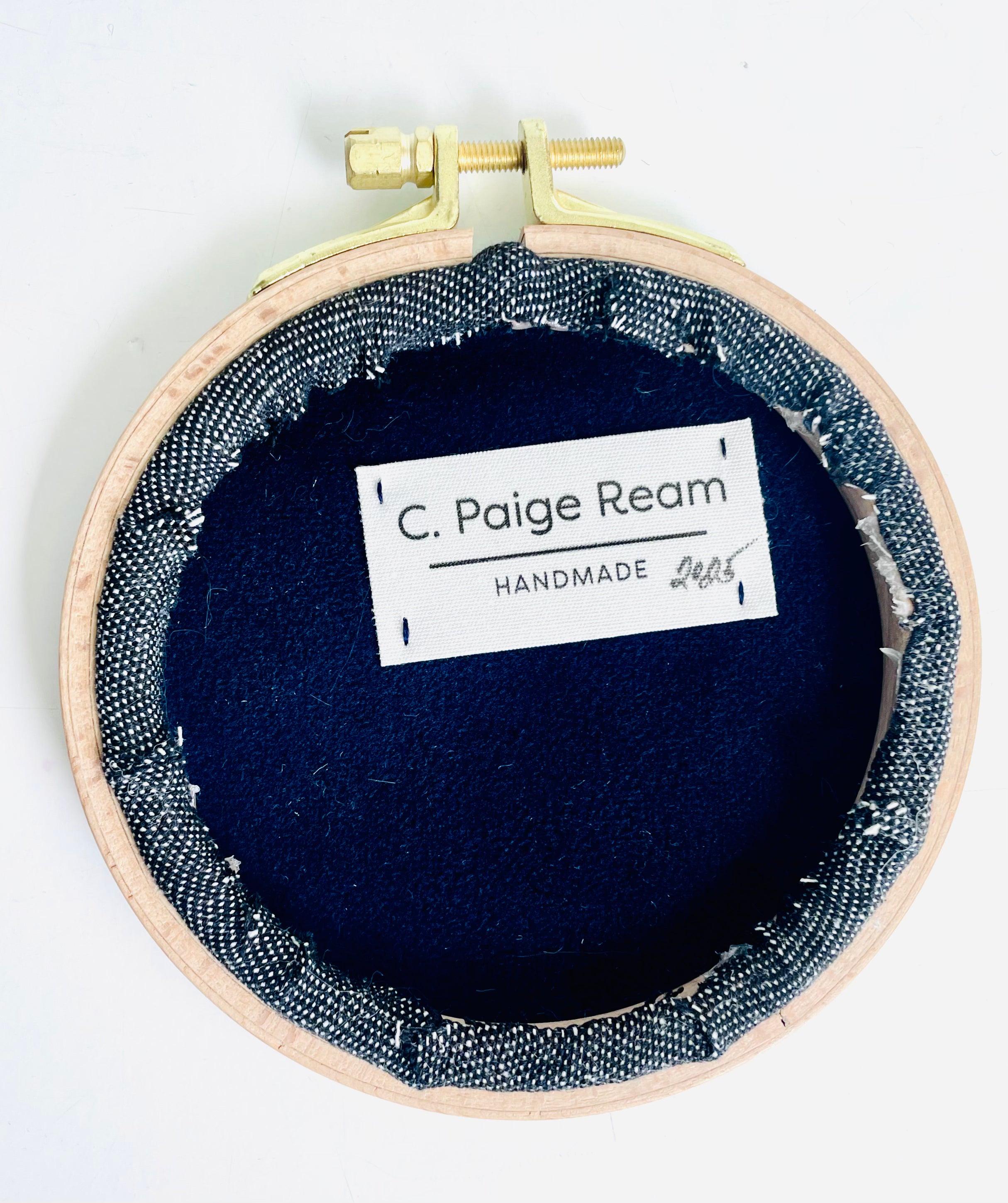 Paige Ream - Ghost with Flowers Embroidery