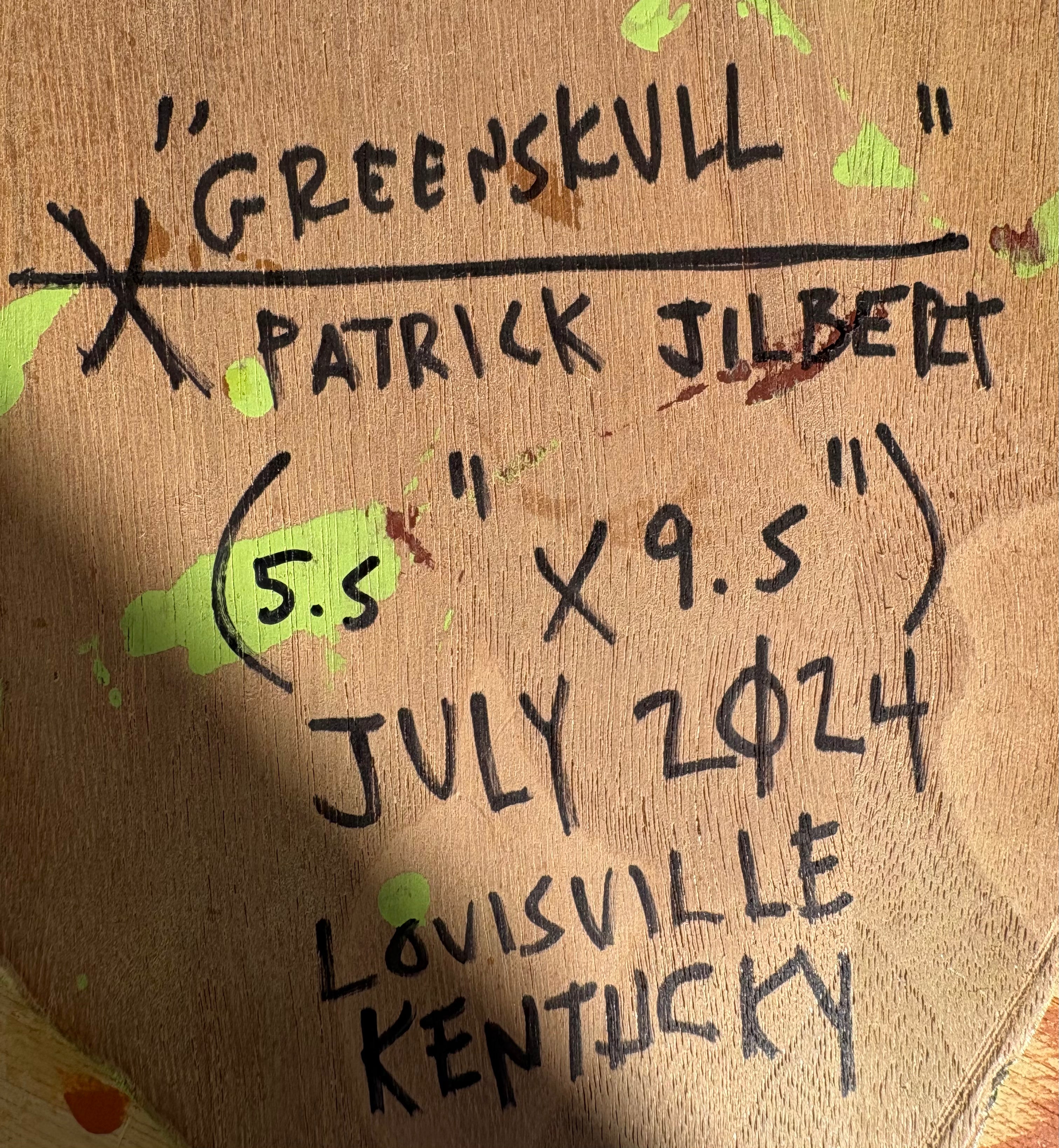Patrick Jilbert - Green Skull