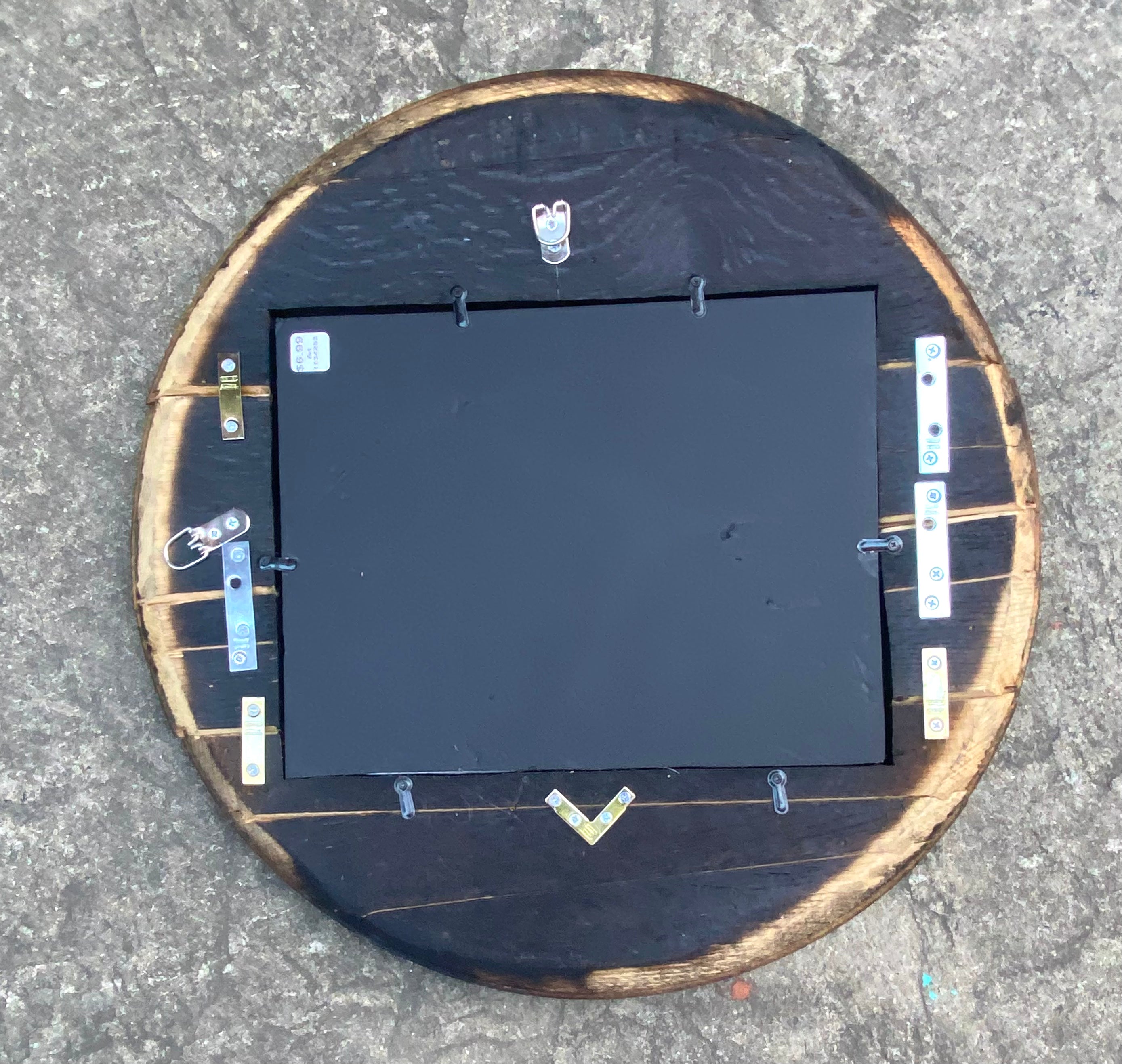 Picture Frame Bourbon Barrel Head