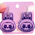 Awesome by Jenna - Acrylic Labubu Earrings