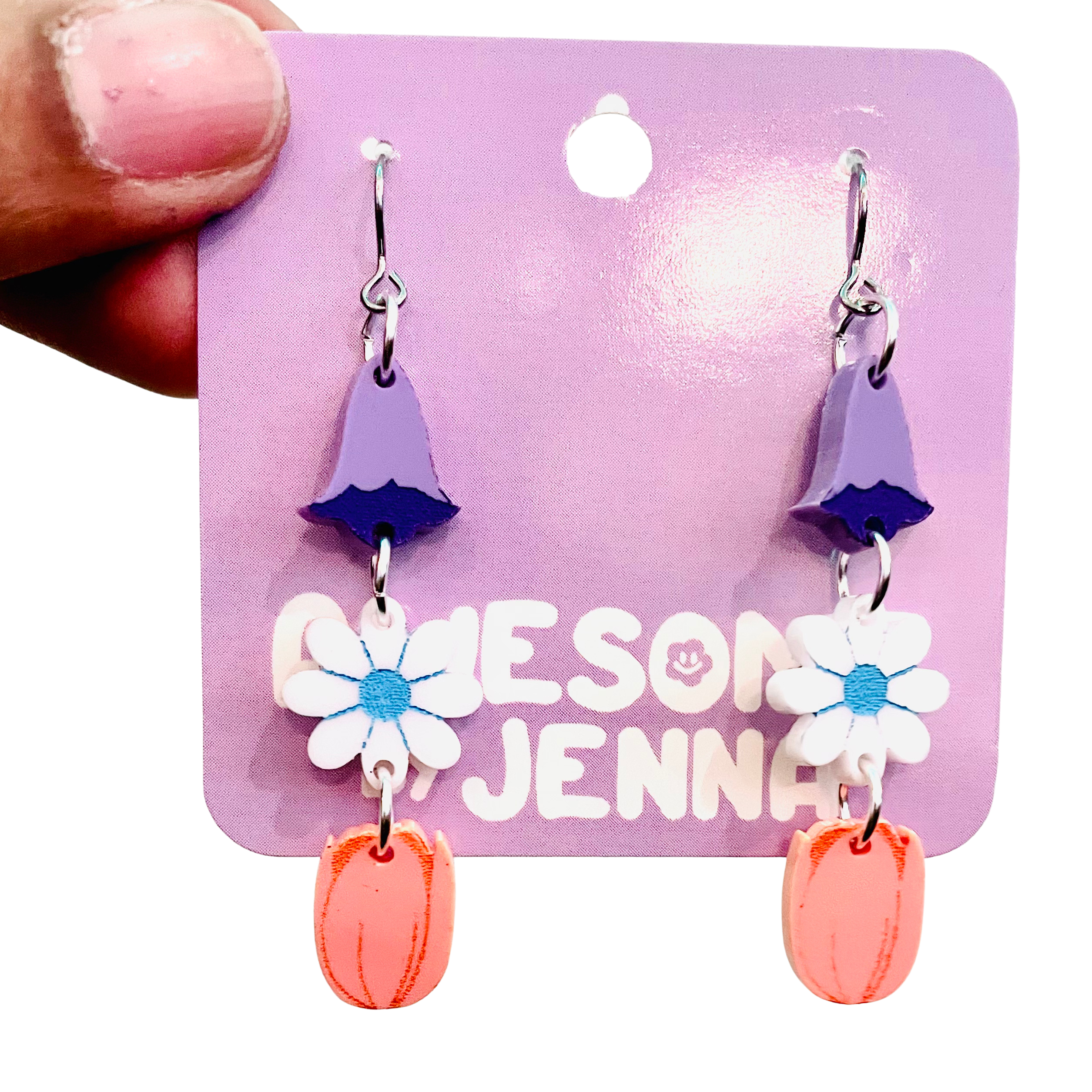 Awesome by Jenna - Acrylic FDT Earrings