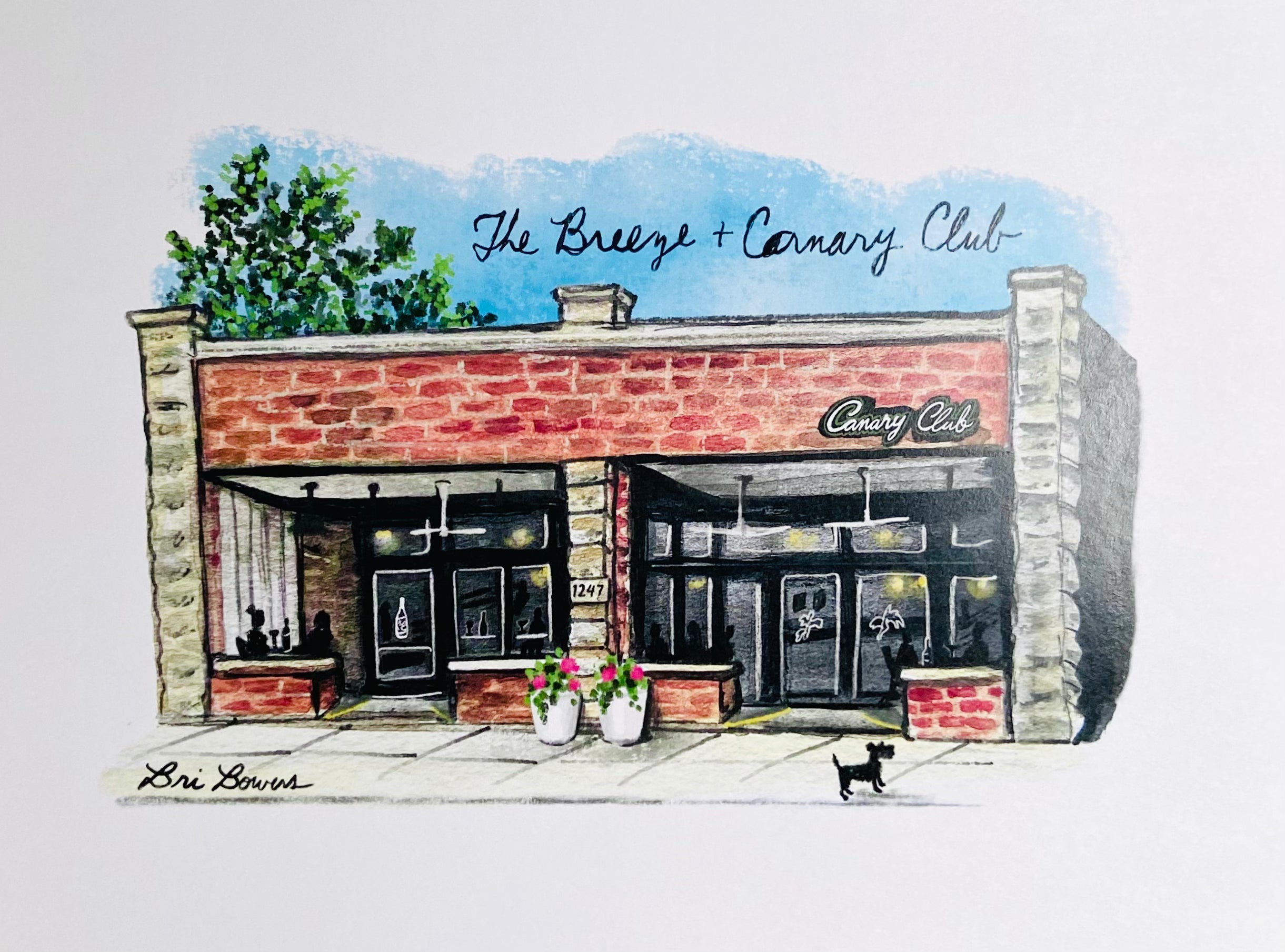 Bri Bowers - The Breeze + Canary Club Print