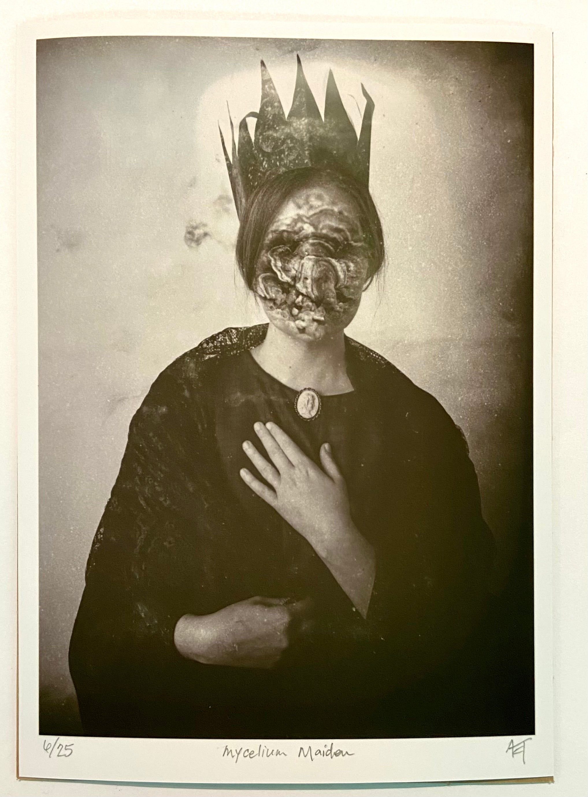 Amber Thieneman - Mycelium Maiden 5" x 7" Giclee Print