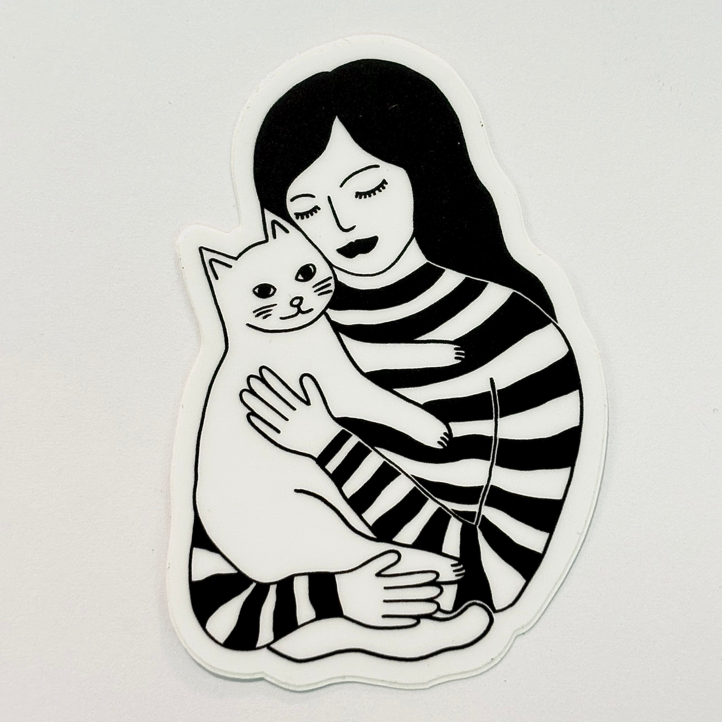 Jessica Holly Creative - Cat Mom Sticker