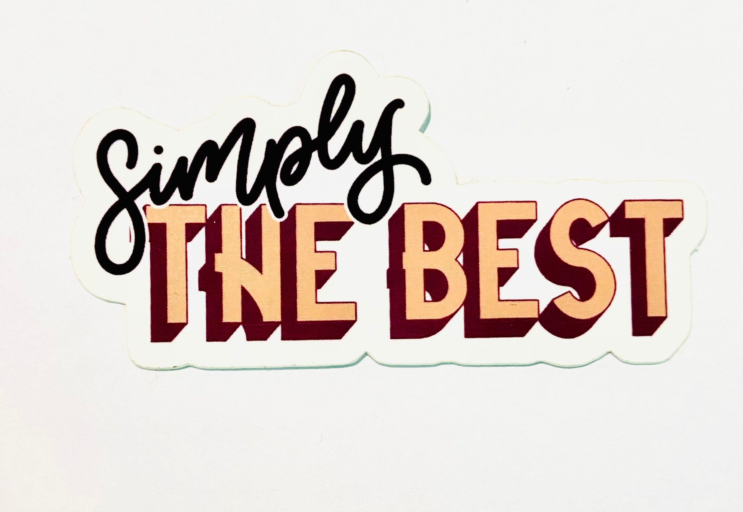 CWB Designs - Simply the Best Sticker