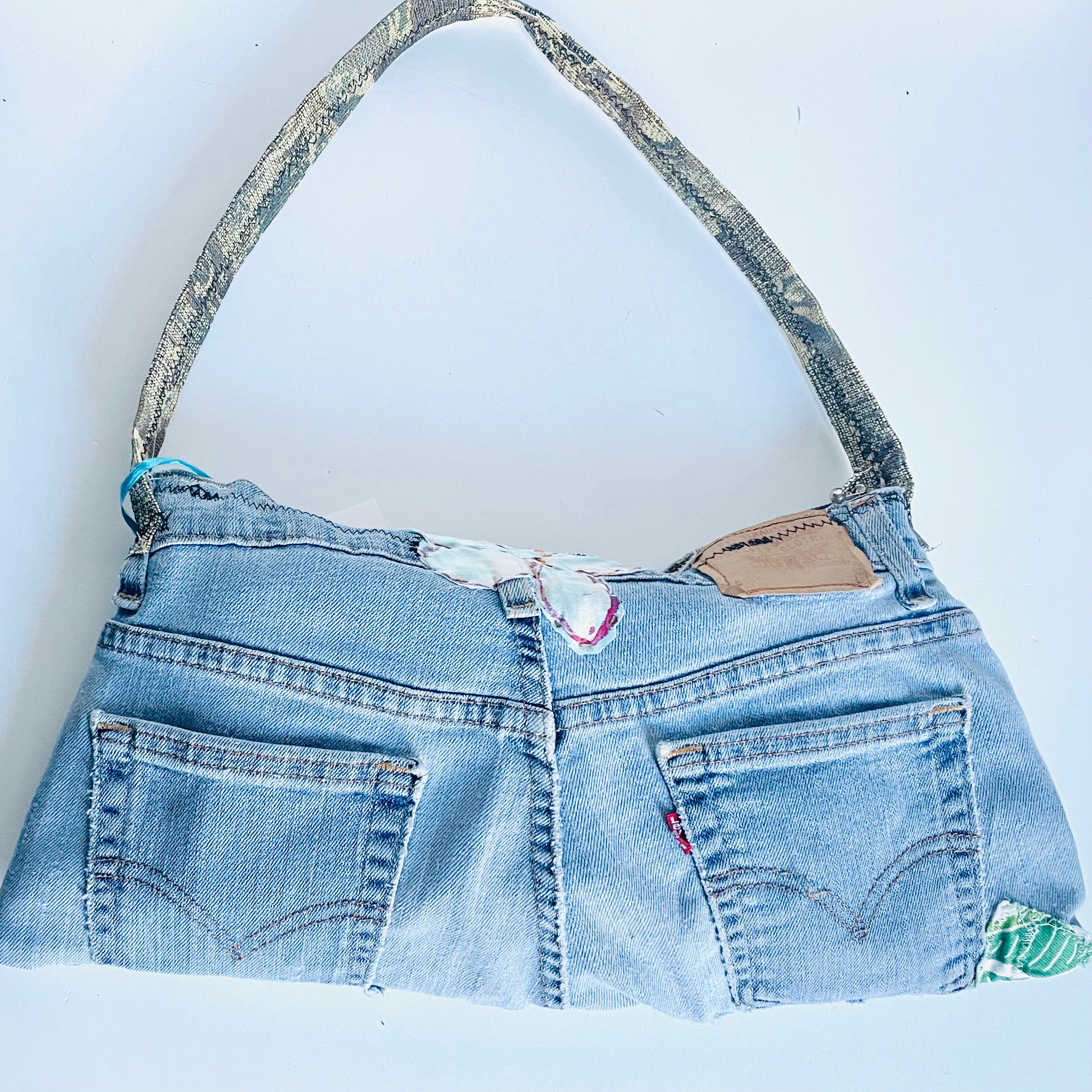 Janet Dake - Hand Sewn Denim Purse