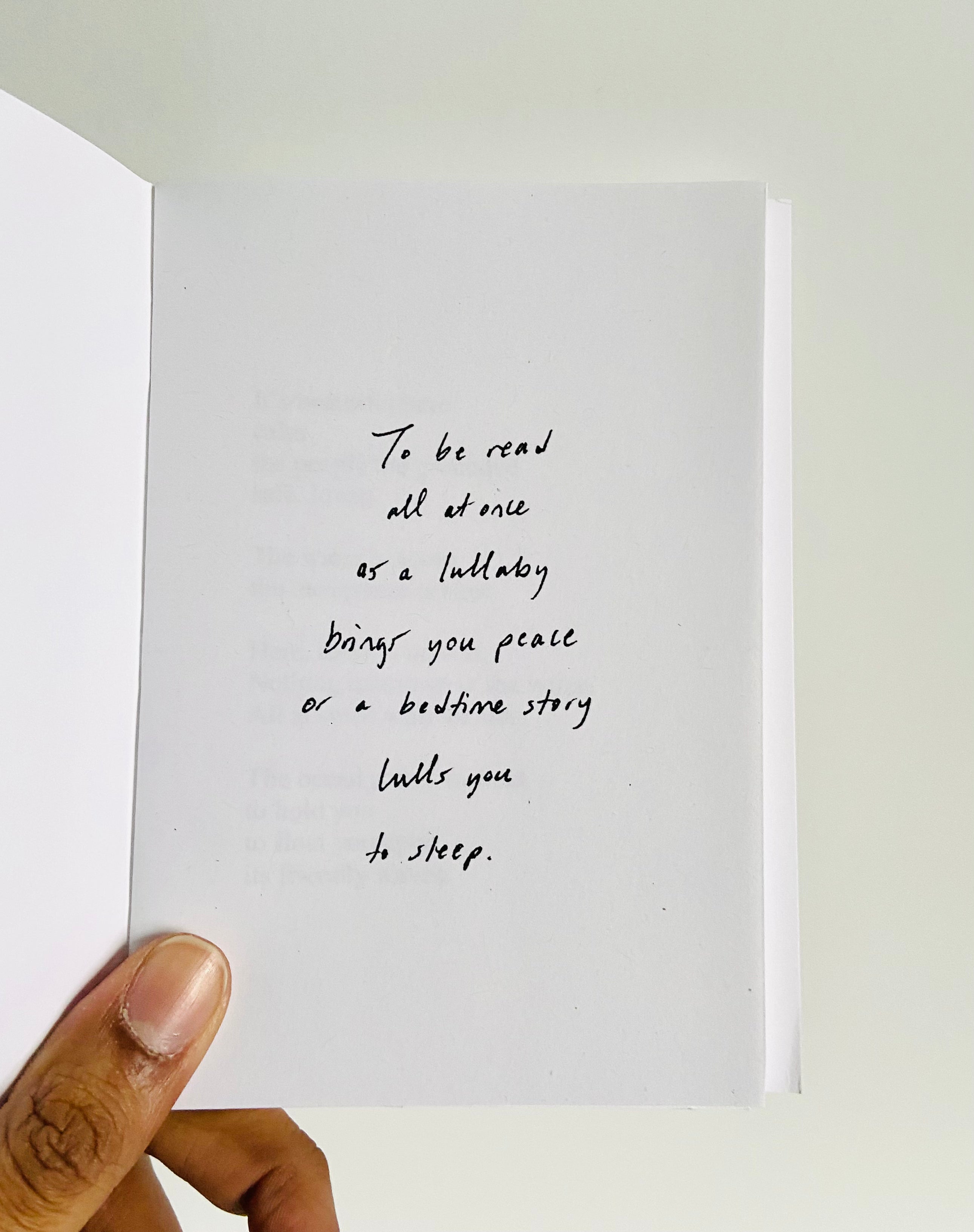 Maya Joy Poetry Zine - Every Tone of Blue