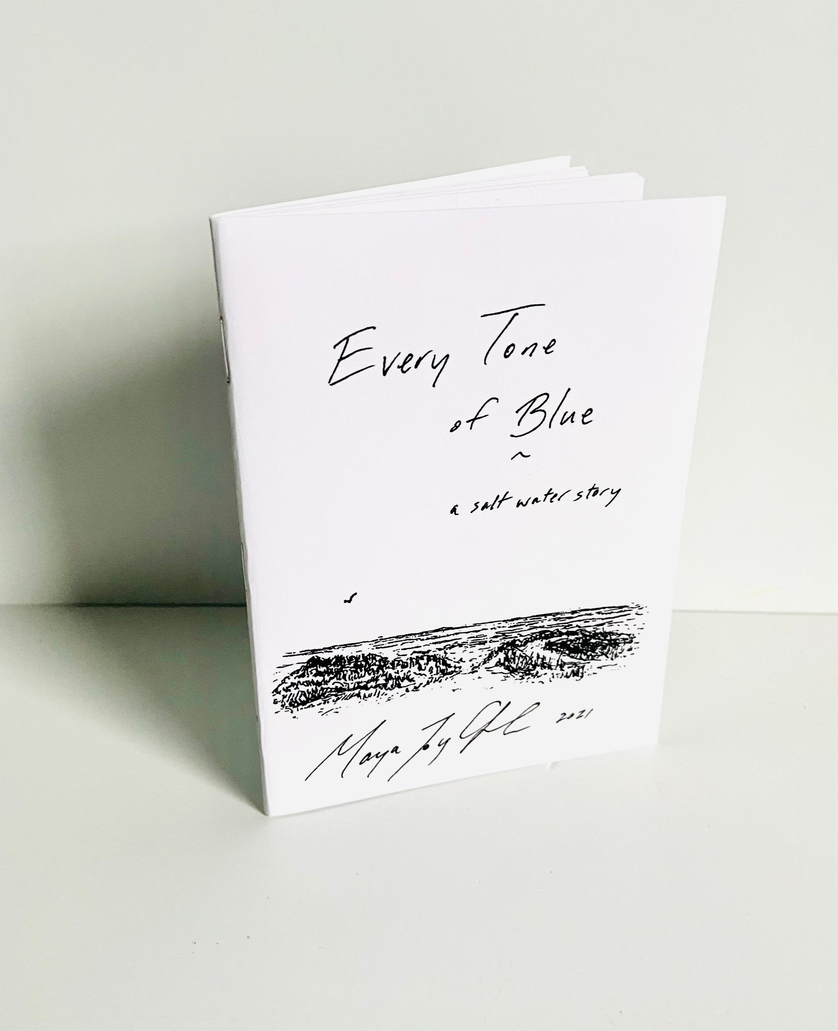 Maya Joy Poetry Zine - Every Tone of Blue