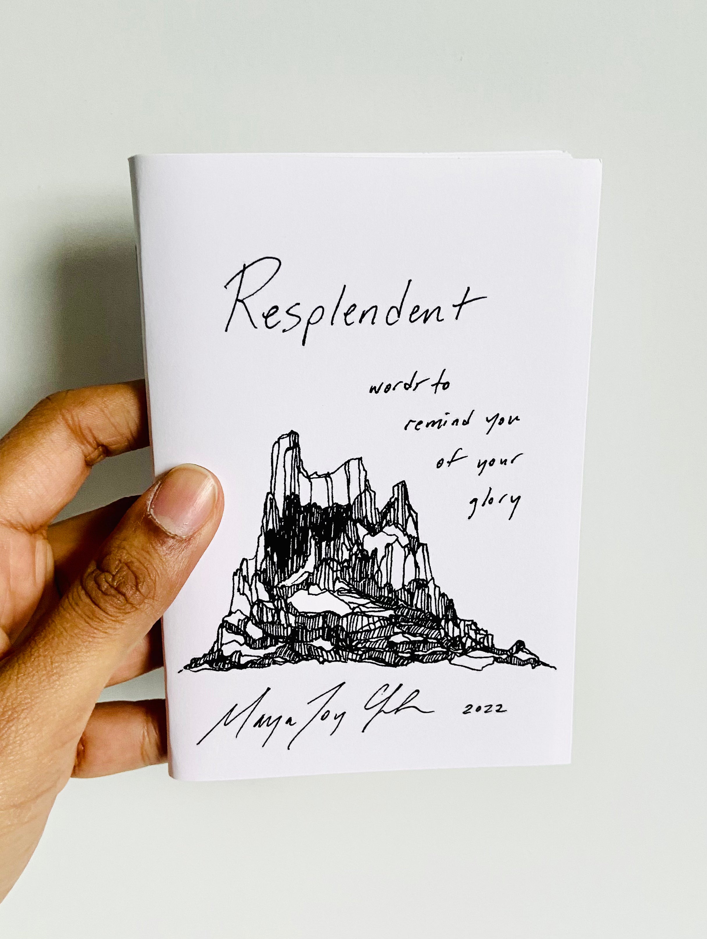 Maya Joy Poetry Zine - Resplendent