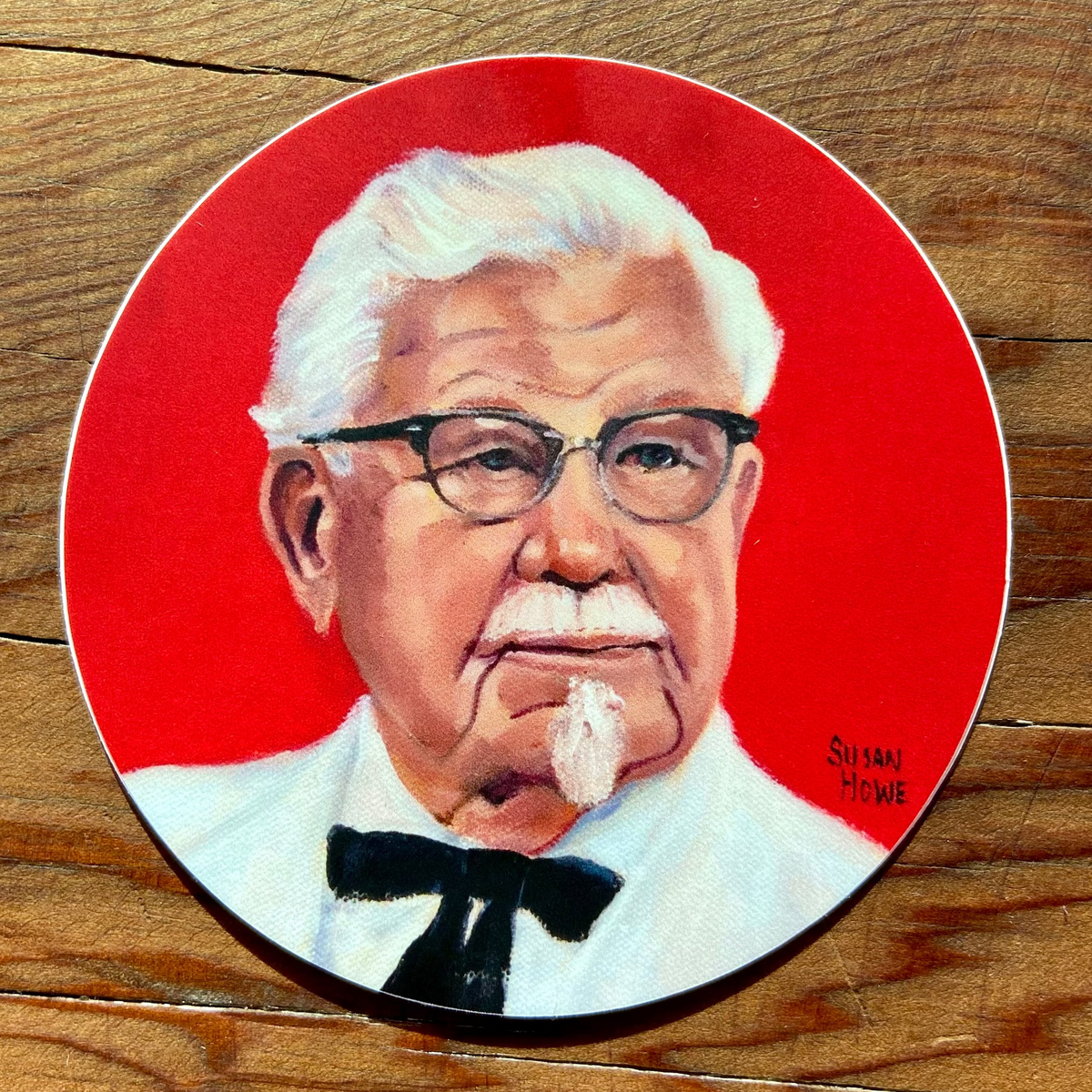 Sanders Sticker Susan Howe - Colonel Sanders Sticker – Revelry Boutique Gallery