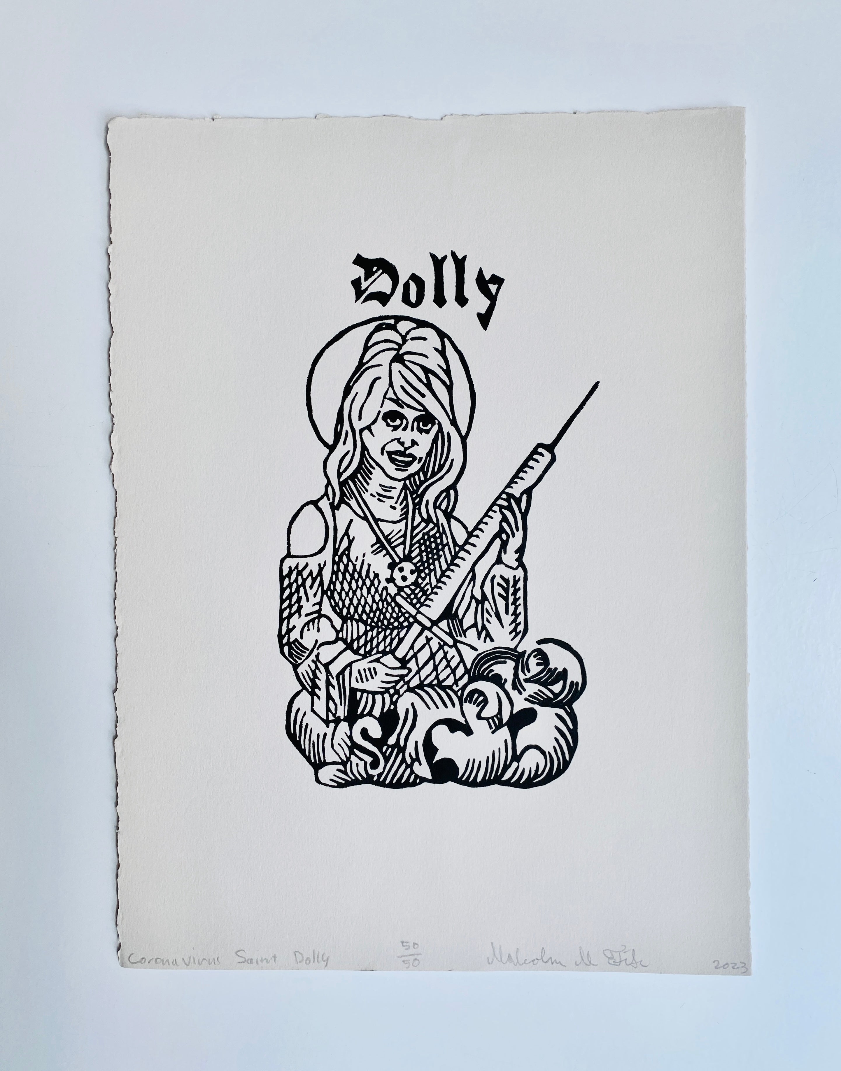 Malcolm Fife- Coronavirus Saint Dolly