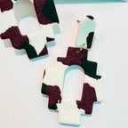 Hunnyhayart - Camo Christmas Inca Cross