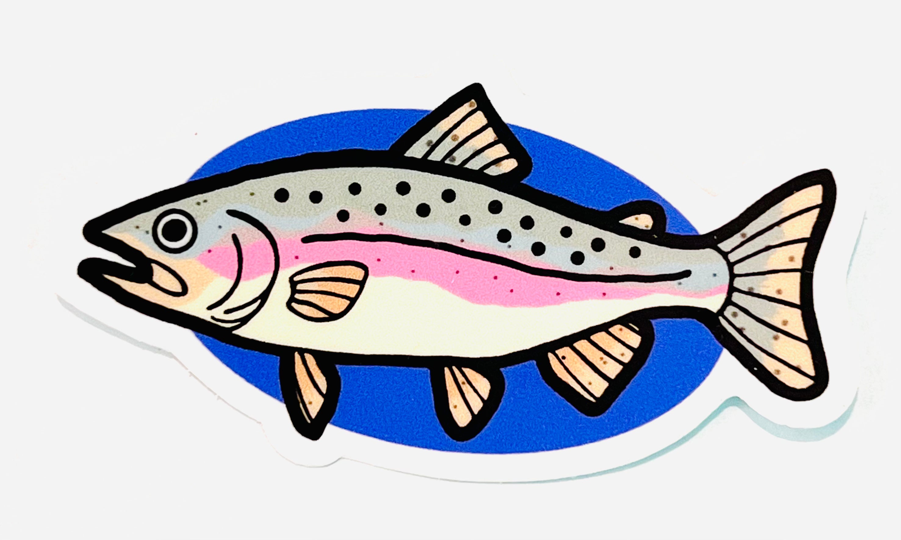 Disco Bird - Rainbow Trout Sticker