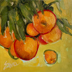 Ewa Perz - Oranges on Yellow 1