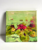 Ewa Perz - Pink Lilies in White Pond 1