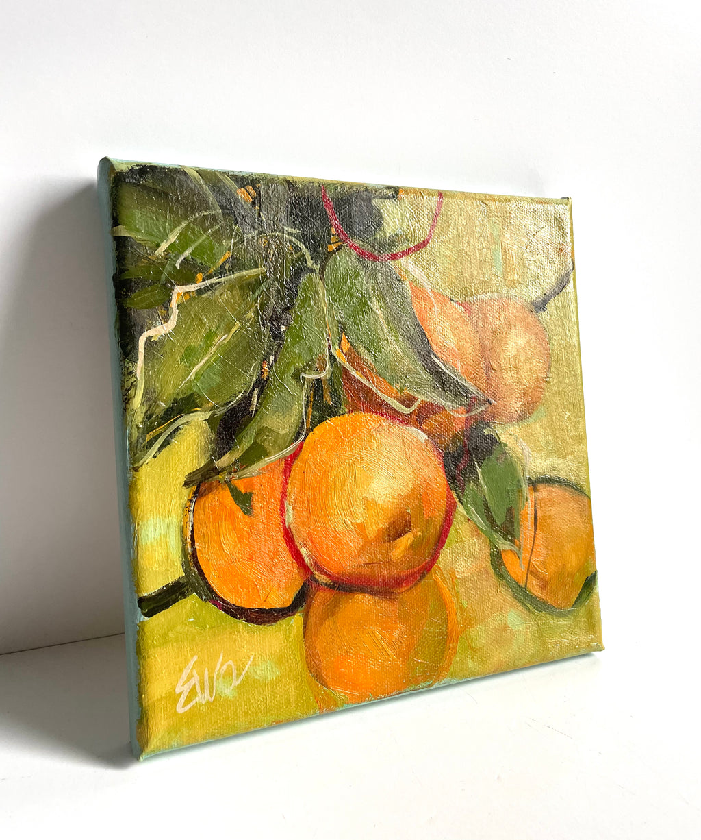 Ewa Perz - Oranges on Yellow 2