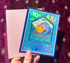 Guided Hand Studio - Celestial Love Greeting Card