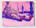 Art by Jillybean - Pink Forest Giant Giclee