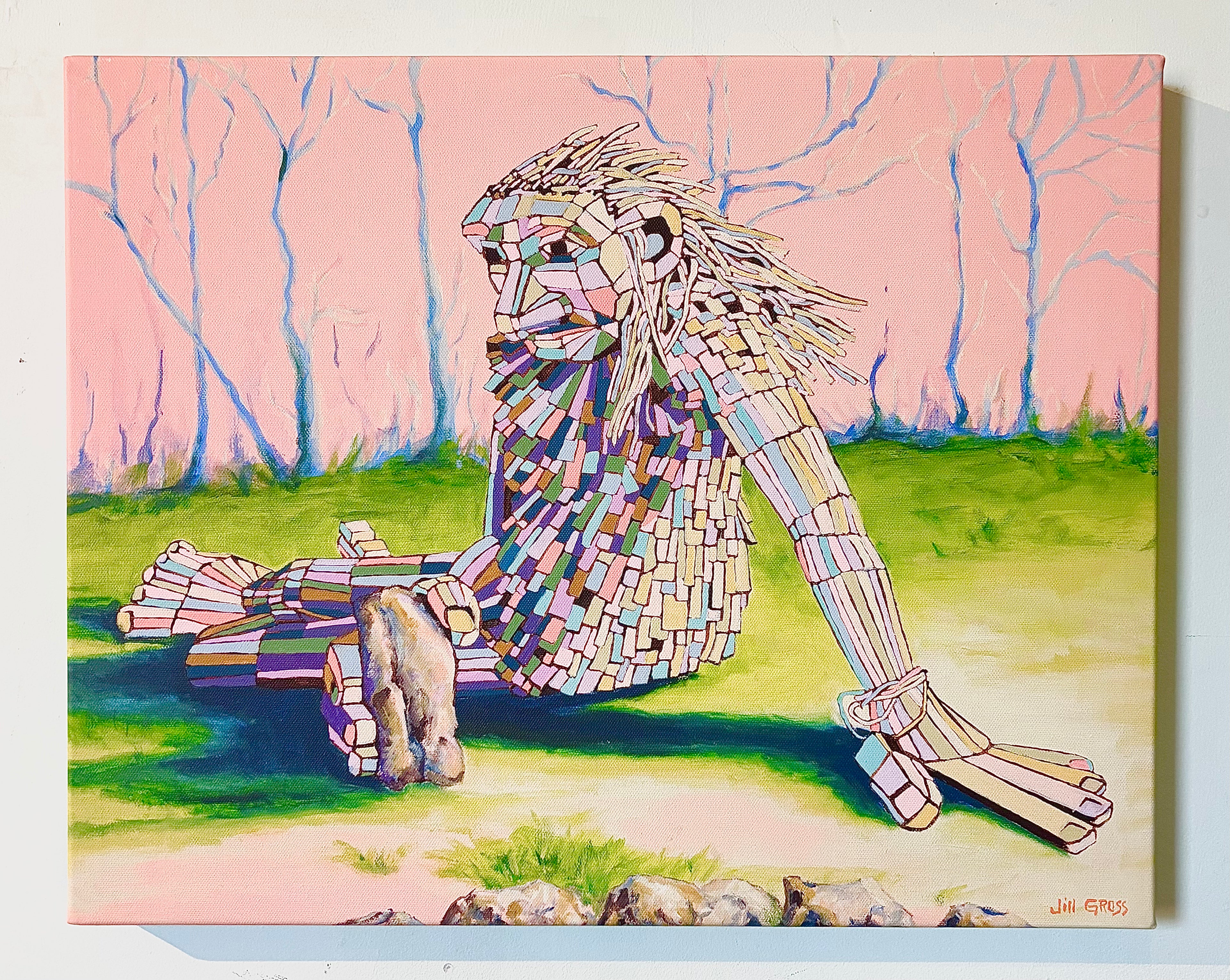 Art by Jillybean - Pastel Forest Giant Giclee