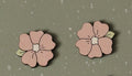 Le Chic Miami - Lucille Floral Stud Earrings