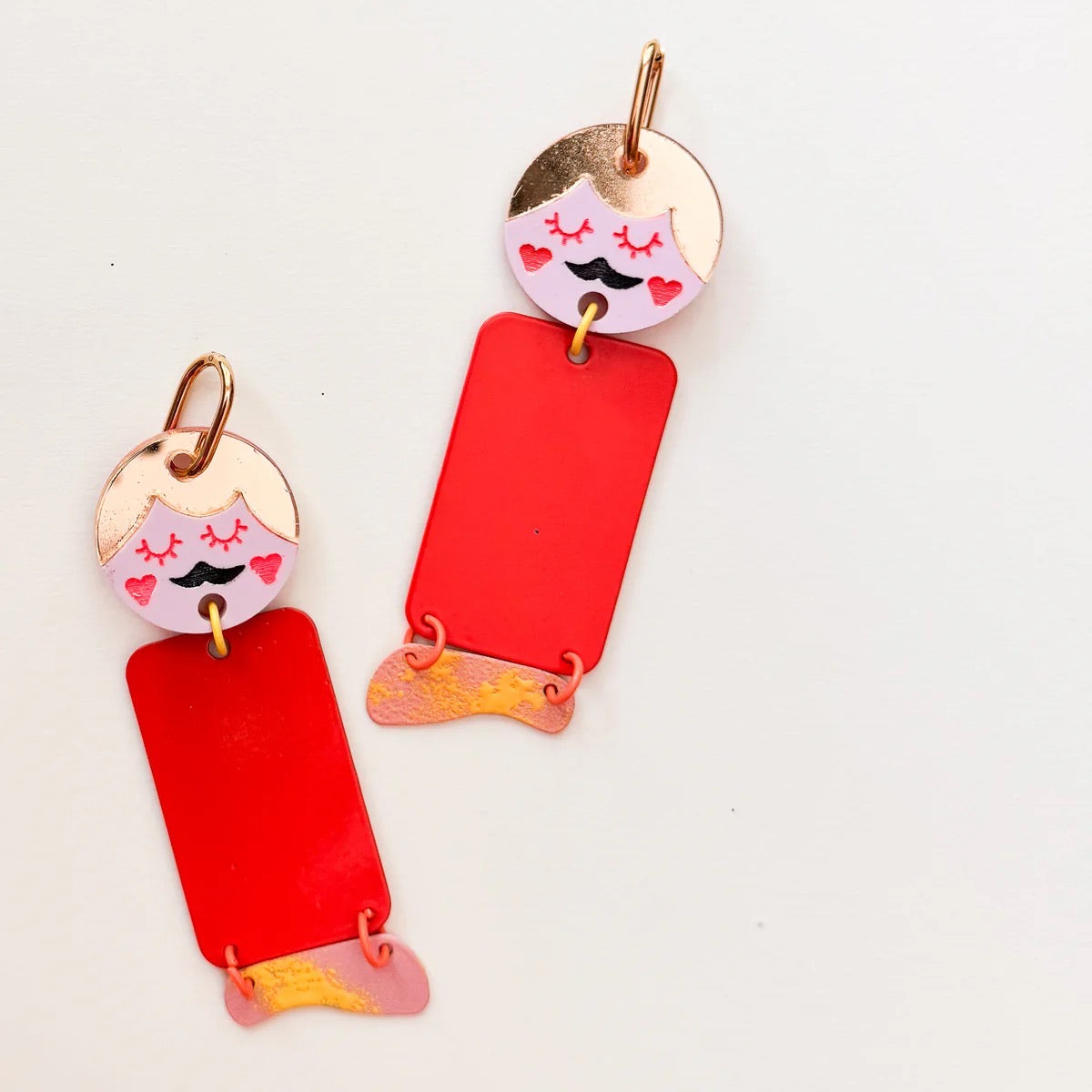 KHROMO+PHILIA - Golden Men earrings