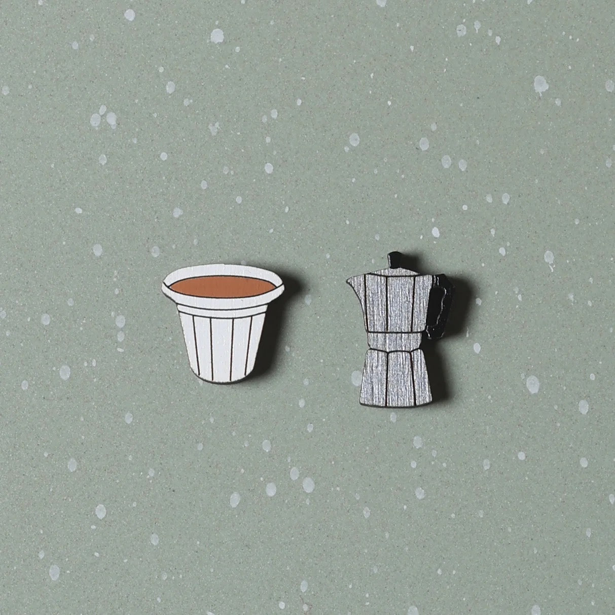 Le Chic Miami - Cafecito Stud Earrings