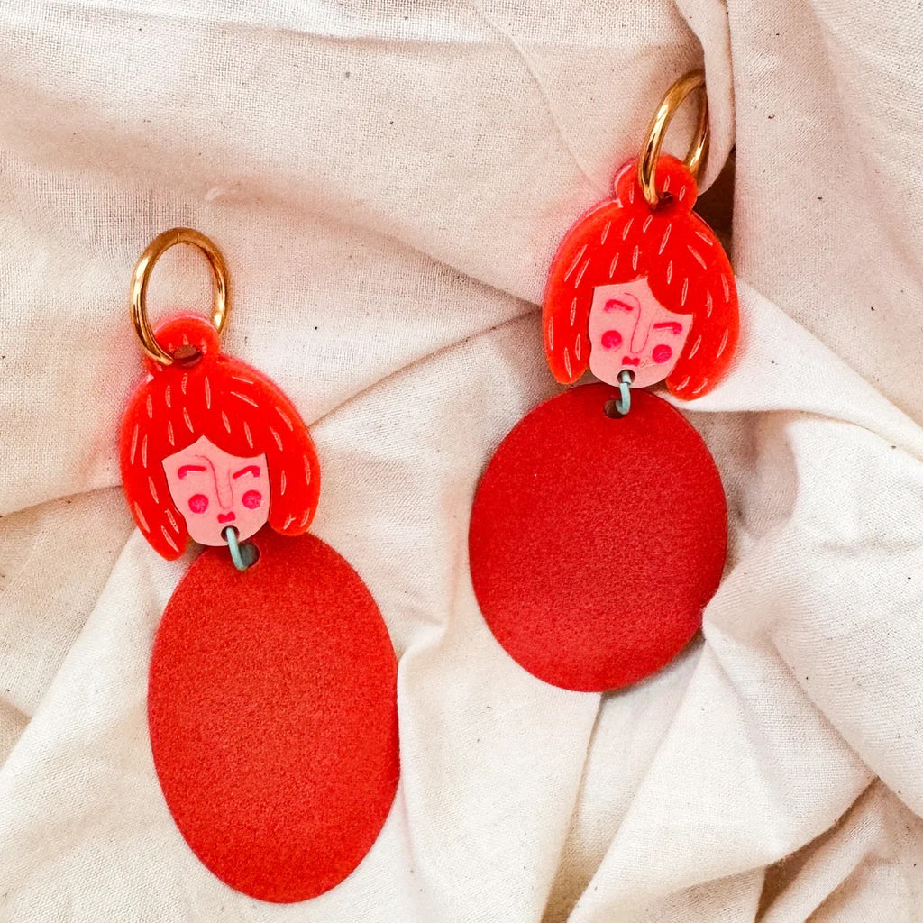 KHROMO+PHILIA - Girls in Buns earrings