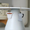 Le Chic Miami -  Cafecito Hoop Earrings