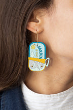 Le Chic Miami - Sardine Tin Hoops Earrings