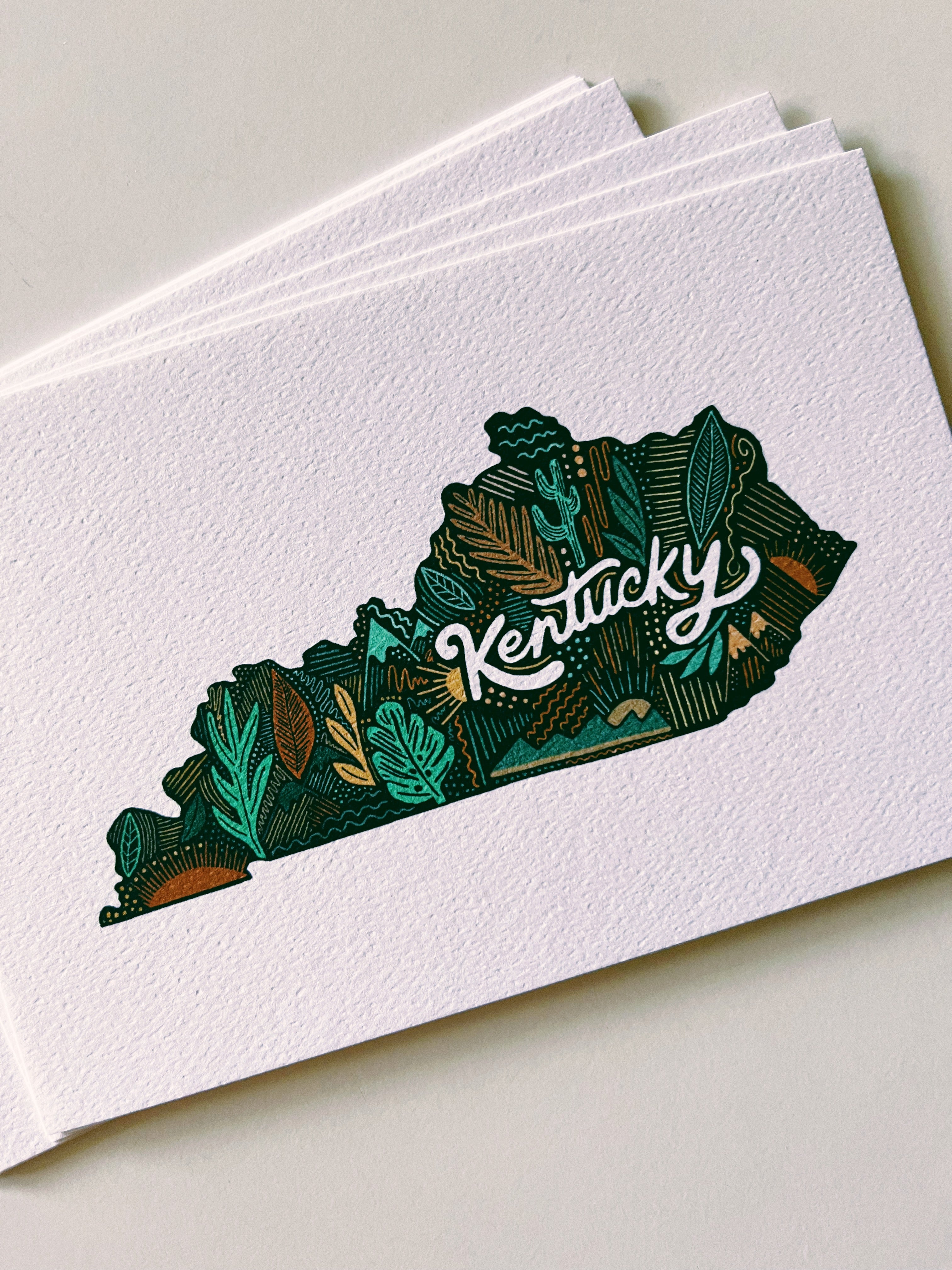 Jessica Holly Creative - Kentucky State Print