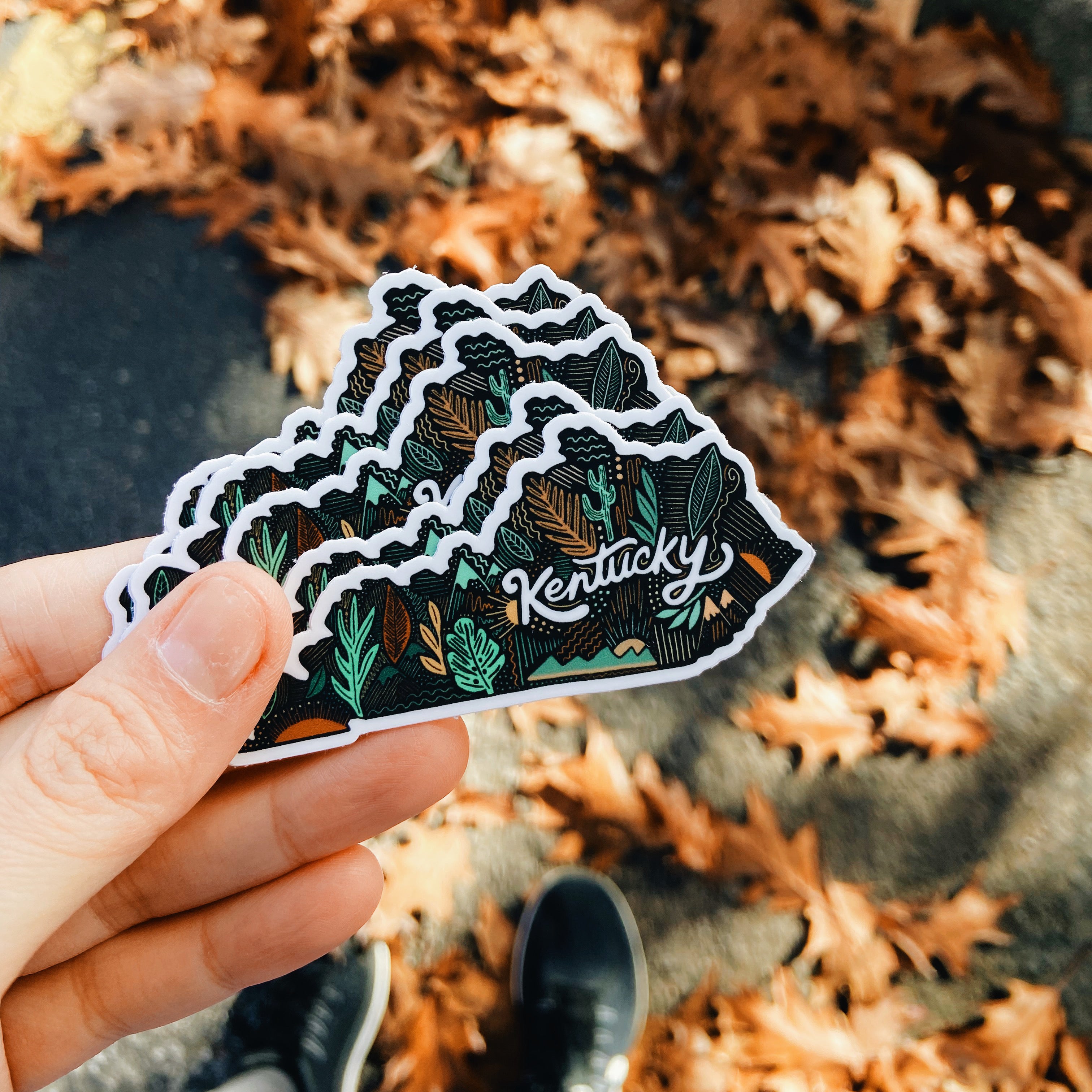Jessica Holly Creative - Kentucky State 4" Sticker