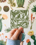 Jessica Holly Creative -Kentucky Flora Square Sticker