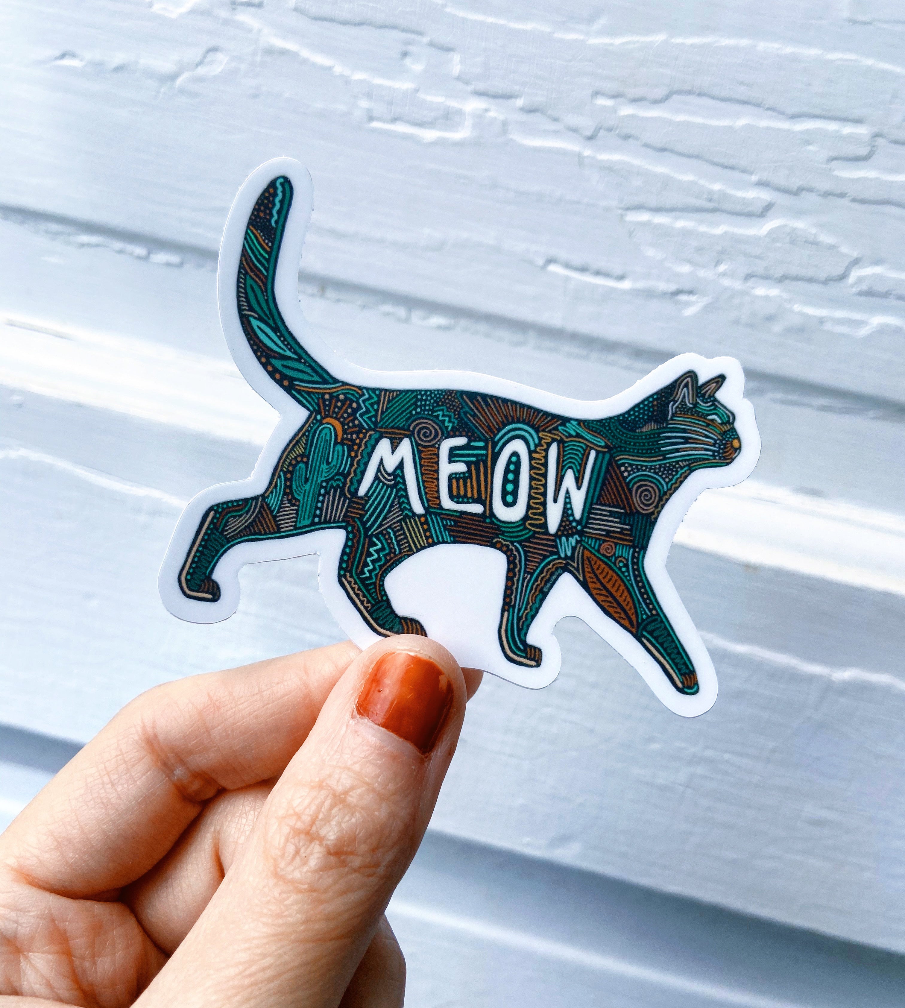 Jessica Holly Creative -Cat (Meow) Sticker