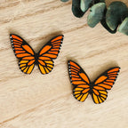 Le Chic Miami - Monarch Butterfly Studs