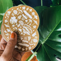Jessica Holly Creative -Mushrooms Circle Sticker