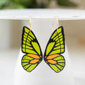 Le Chic Miami - Neon Butterfly Wing Earrings