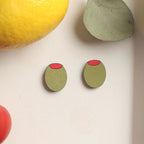 Le Chic Miami - Olive Stud Earrings