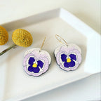 Le Chic Miami -  Pansy Hoop Earrings
