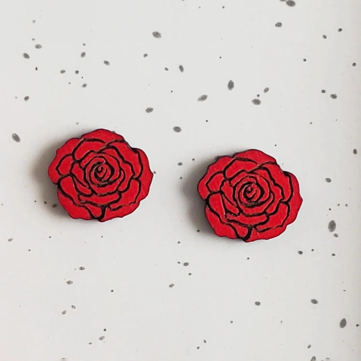 Le Chic Miami - Rose Stud Earrings