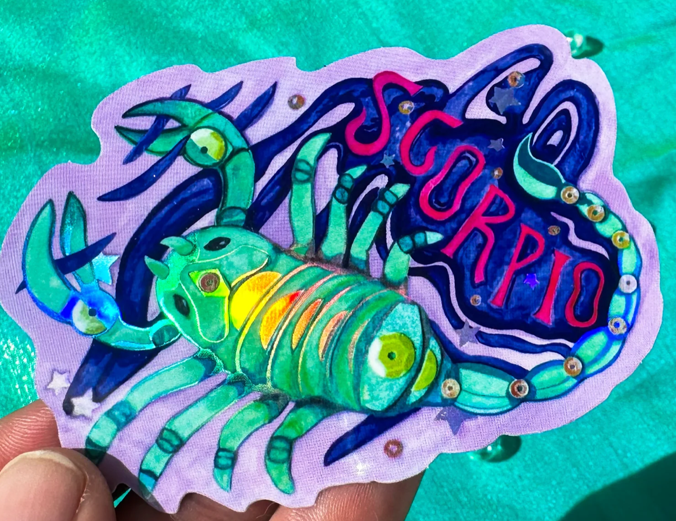 Guided Hand Studios - Scorpio Zodiac Sticker