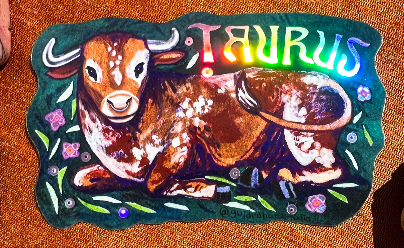 Guided Hand Studios - Taurus Zodiac Stickers