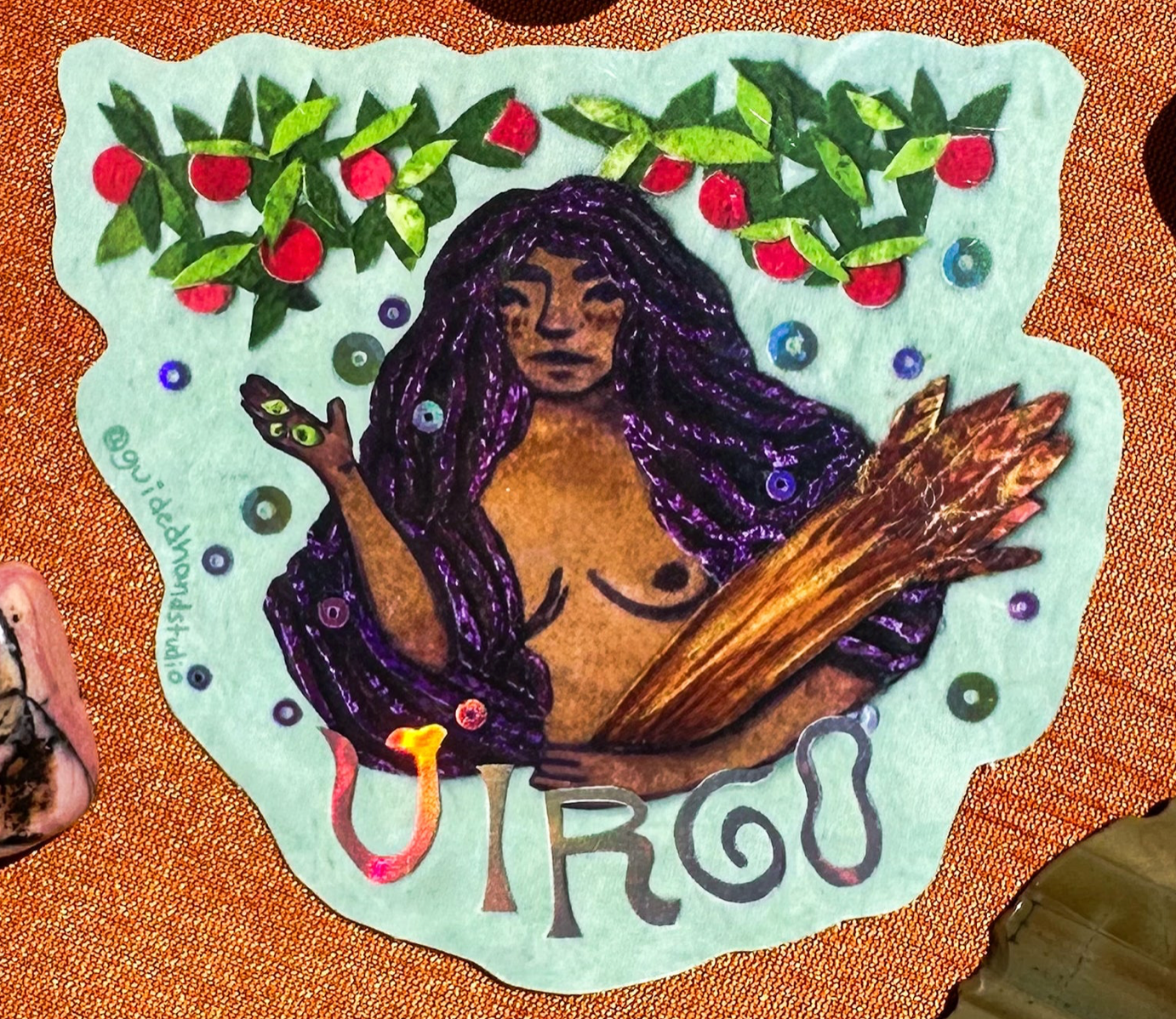 Guided Hand Studios - Virgo Zodiac Stickers