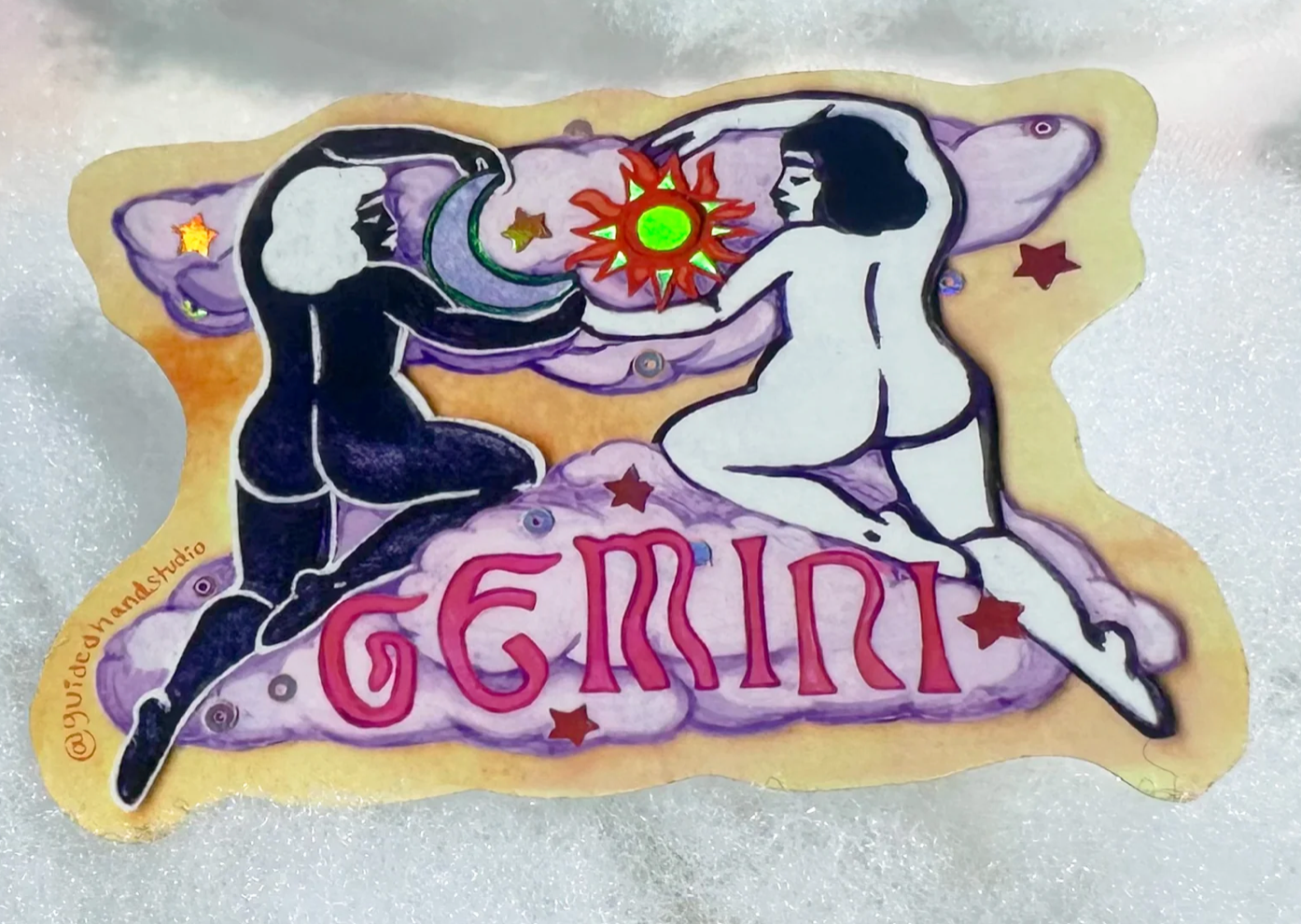 Guided Hand Studios - Gemini Zodiac Stickers