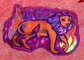 Guided Hand Studios - Leo Zodiac Stickers