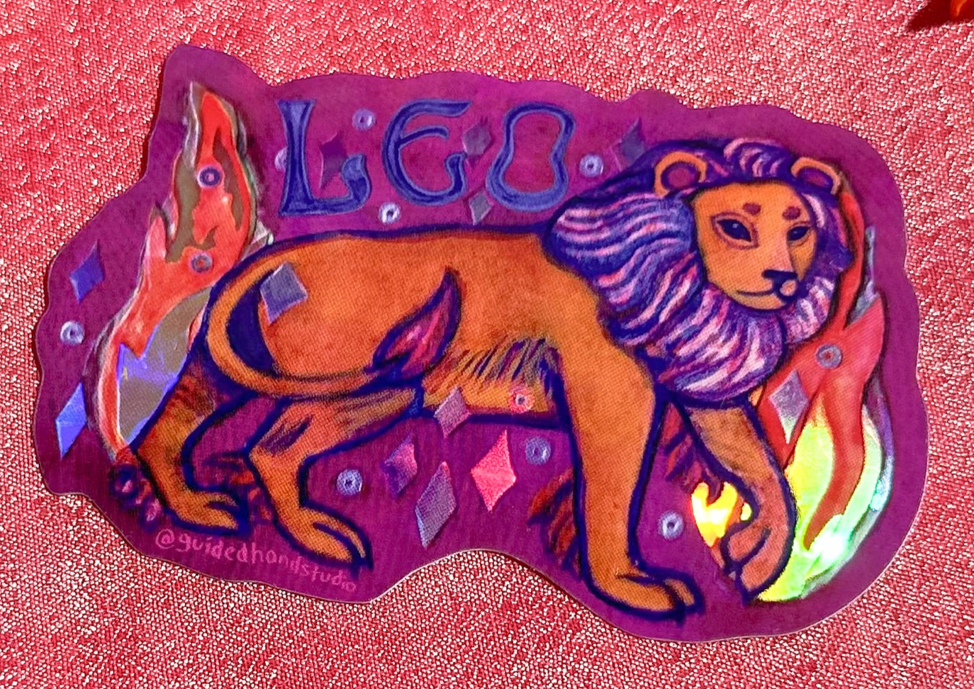 Guided Hand Studios - Leo Zodiac Stickers